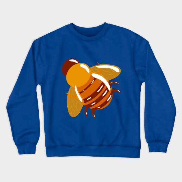 Shiny Honeybee Crewneck Sweatshirt by Unbrokeann